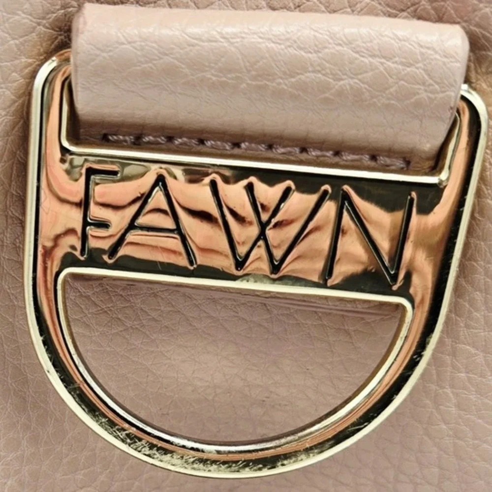 Fawn Design Diaper Bag Backpack Convertible‎ Blush Pink Gold Hardware